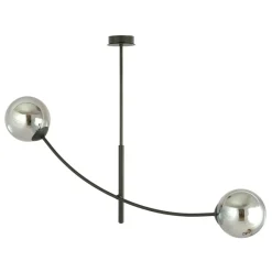 Fashion Minimalistyczna lampa z ciemnymi kloszami 1100/2 HUNTER | Kaja Żyrandole Nowoczesne