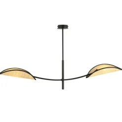 Store Minimalistyczna lampa z ozdobnymi abażurami 1108/2 LOTUS | Kaja Żyrandole Nowoczesne