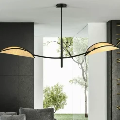 Store Minimalistyczna lampa z ozdobnymi abażurami 1108/2 LOTUS | Kaja Żyrandole Nowoczesne