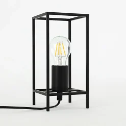 Sklep Kaja Minimalistyczna lampka stołowa TB-3343-1S-BK MELANDO | Kaja