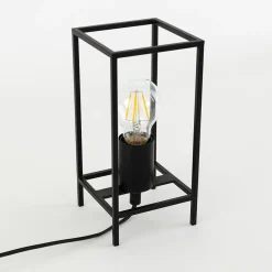 Sklep Kaja Minimalistyczna lampka stołowa TB-3343-1S-BK MELANDO | Kaja