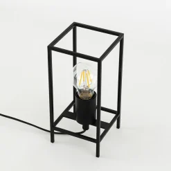 Sklep Kaja Minimalistyczna lampka stołowa TB-3343-1S-BK MELANDO | Kaja