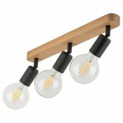 New Minimalistyczna listwa sufitowa do kuchni TK 4750 z serii SIMPLY WOOD Żyrandole Nowoczesne