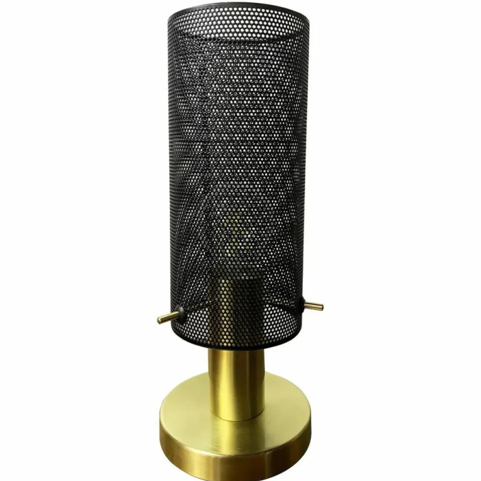 Sklep Kaja Minimalistyczna, metalowa lampka stołowa LP-945/1T BK TIRANA | Kaja