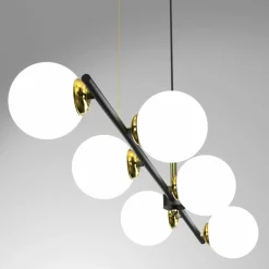 Best Minimalistyczna, molekularna lampa nad stół MLP7845 POP | Kaja Żyrandole Nowoczesne