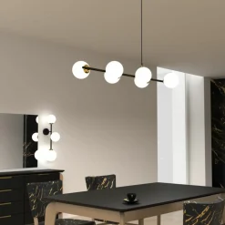 Best Minimalistyczna, molekularna lampa nad stół MLP7845 POP | Kaja Żyrandole Nowoczesne