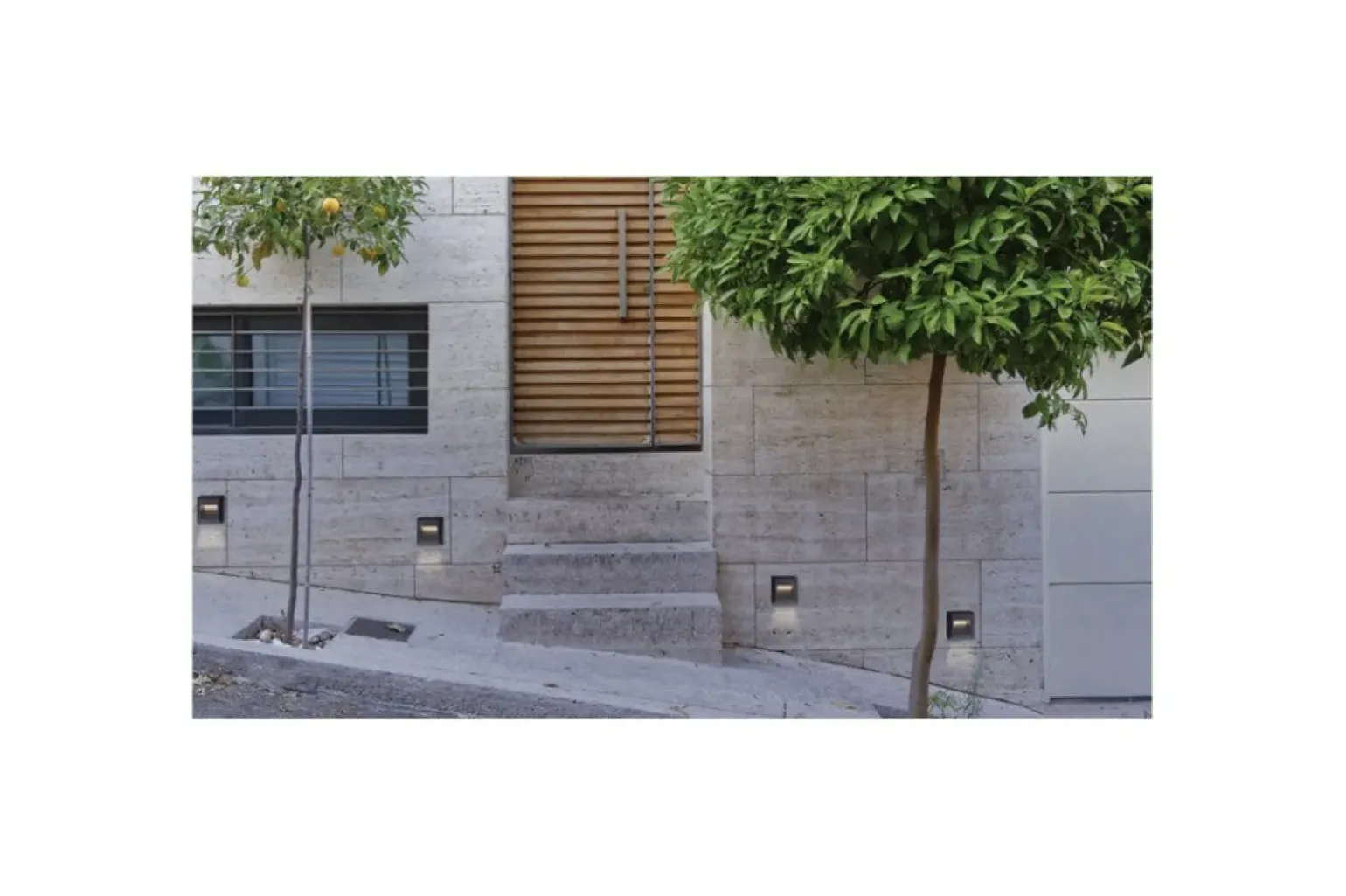 Sklep Kaja Minimalistyczna oprawa podtynkowa, elewacyjna AZ4512 AFI | Kaja