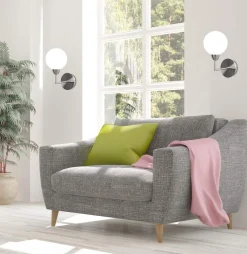 Sklep Kaja Minimalistyczny kinkiet ścienny z kloszem 21-05434 z serii LOGOS | Kaja Oświetle