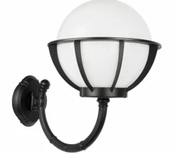 Sklep Kaja Minimalistyczny kinkiet elewacyjny, czarny K 3012/1/KPO 250