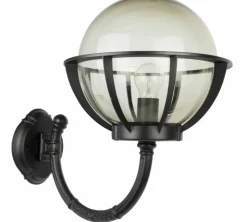 Sklep Kaja Minimalistyczny kinkiet elewacyjny, czarny K 3012/1/KPO 250