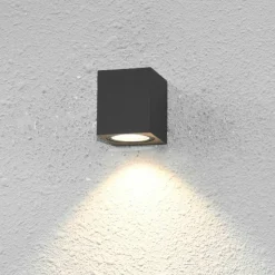 Sklep Kaja Minimalistyczny kinkiet elewacyjny, mała kostka OWL-2197-1SQ GENTA