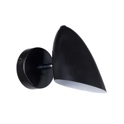 Sklep Kaja Minimalistyczny kinkiet, ze ściętym kloszem MOD033WL-01B z serii AIDA