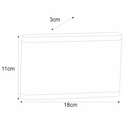 Sklep Kaja Minimalistyczny, płaski kinkiet ogrodowy K-8149 SITRA | Kaja