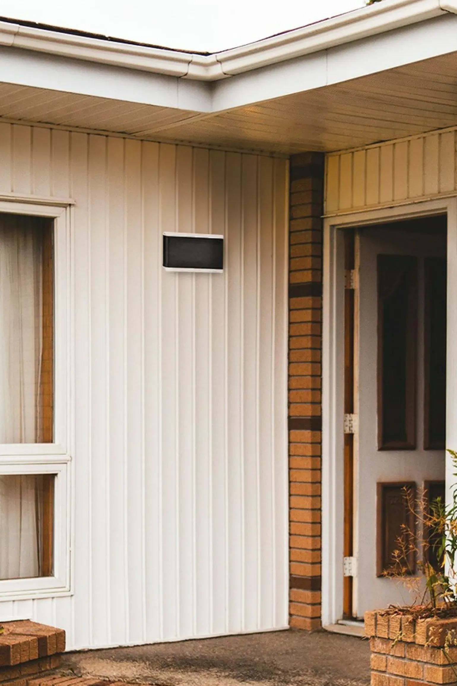 Sklep Kaja Minimalistyczny, płaski kinkiet ogrodowy K-8149 SITRA | Kaja