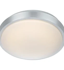 Sklep Kaja Minimalistyczny plafon w kolorze aluminium 105958 | Kaja Oświetlenie