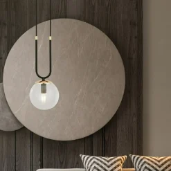 Discount Minimalistyczny, pojedynczy zwis do sypialni 1114/1 GLAM | Kaja Żyrandole Nowoczesne