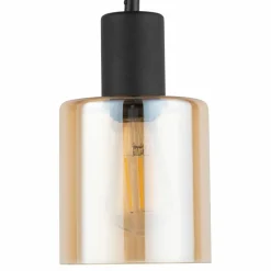 Discount Minimalistyczny zwis z kolorowym kloszem TK 6657 z serii SIERRA BLACK Żyrandole Nowoczesne