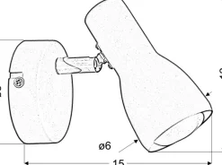 Sklep Kaja kinkiet do pokoju dziecięcego 91-50571 PICARDO | Kaja