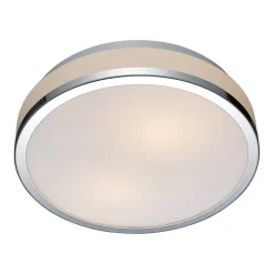 Sklep Kaja Mleczny plafon łazienkowy na 2 żarówki E27 5007-M CAMRY | Kaja