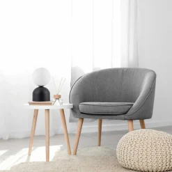 Sklep Kaja Modernistyczna, czarna lampka stołowa TK 16044 MIKI BLACK | Kaja