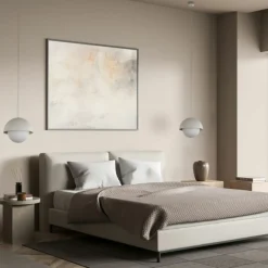 Best Sale Modernistyczna lampa do kuchni i sypialni TK 10274 BONO BEIGE | Kaja Żyrandole Nowoczesne