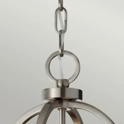 Clearance Modernistyczna lampa wisząca, srebrna FE-ZARA4 z serii ZARA Żyrandole Nowoczesne