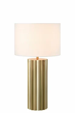 Sklep Kaja Modernistyczna lampka stołowa z abażurem 108669 HASHIRA | Kaja