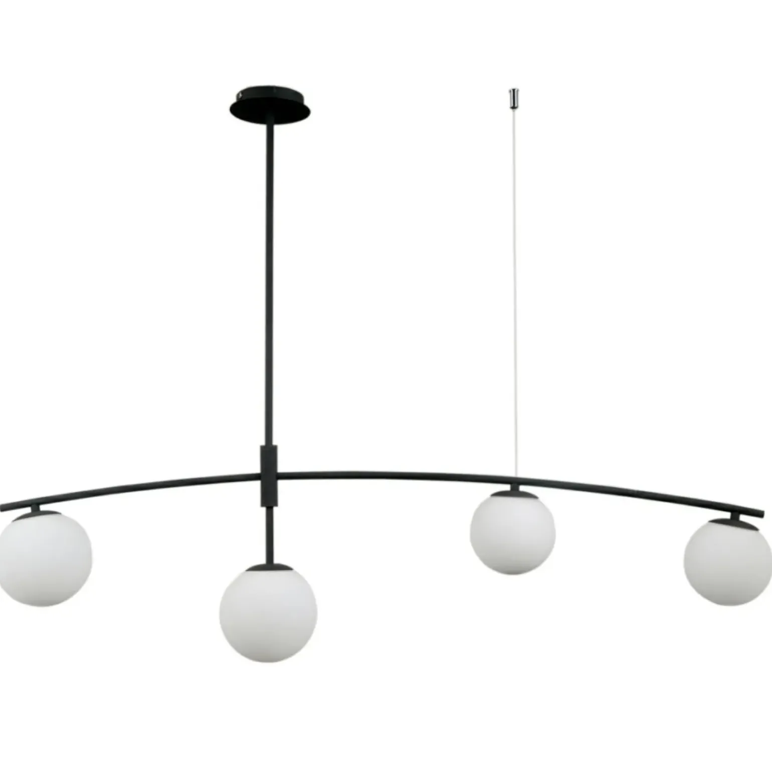 Store Molekularna lampa do jadalni PND-31322-4A-SB SENAI | Kaja Oświetlenie Żyrandole Nowoczesne