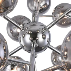 Discount Molekularna lampa do salonu MOD545PL-24CH DALLAS | Kaja Oświetlenie Żyrandole Nowoczesne