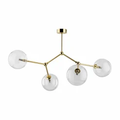 Best Sale Molekularna lampa nad stół w jadalni TK 10070 FAIRY GOLD | Kaja Żyrandole Nowoczesne