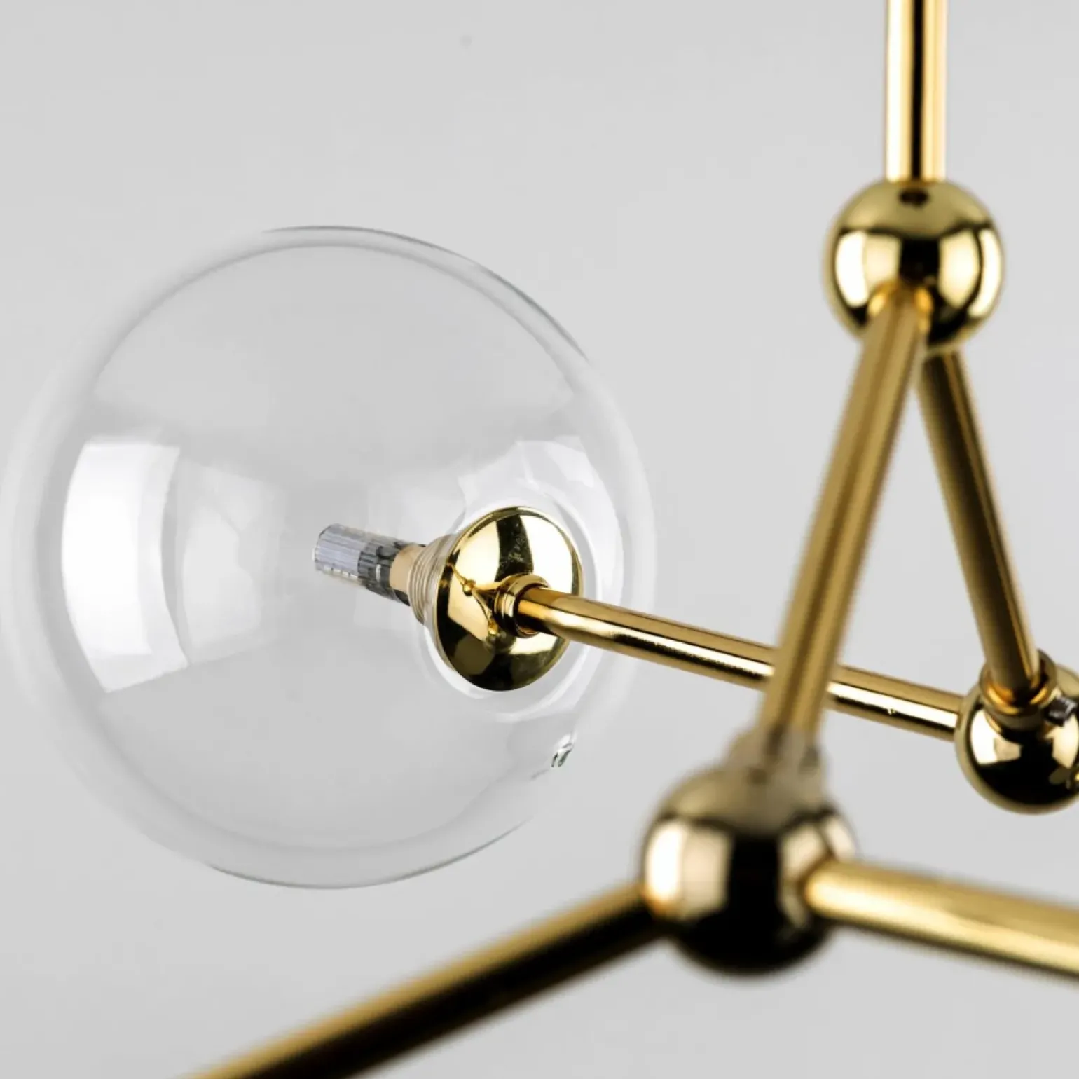 Best Sale Molekularna lampa nad stół w jadalni TK 10070 FAIRY GOLD | Kaja Żyrandole Nowoczesne