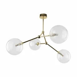 Best Sale Molekularna lampa nad stół w jadalni TK 10070 FAIRY GOLD | Kaja Żyrandole Nowoczesne