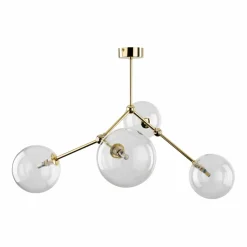 Best Sale Molekularna lampa nad stół w jadalni TK 10070 FAIRY GOLD | Kaja Żyrandole Nowoczesne