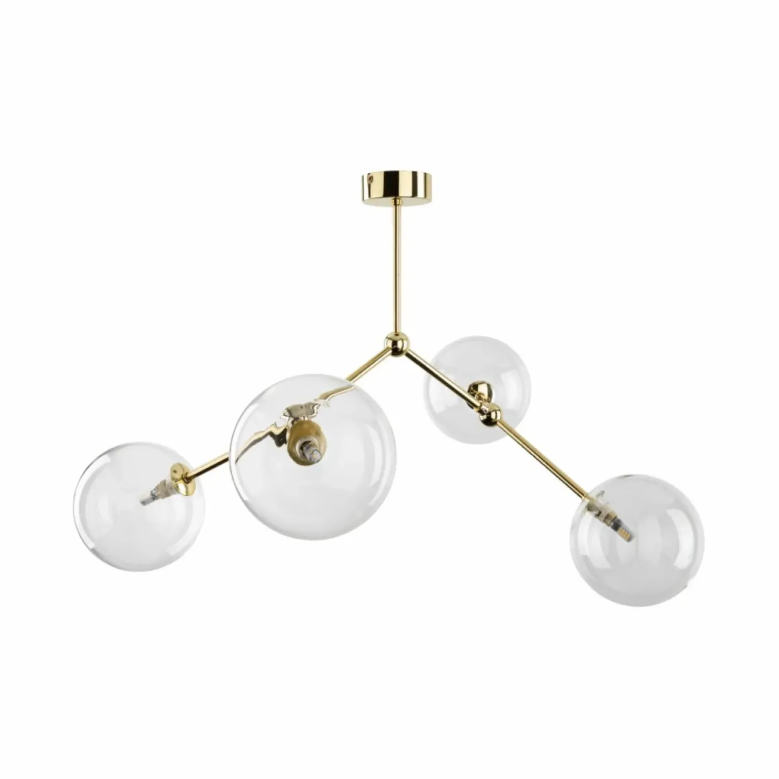 Best Sale Molekularna lampa nad stół w jadalni TK 10070 FAIRY GOLD | Kaja Żyrandole Nowoczesne