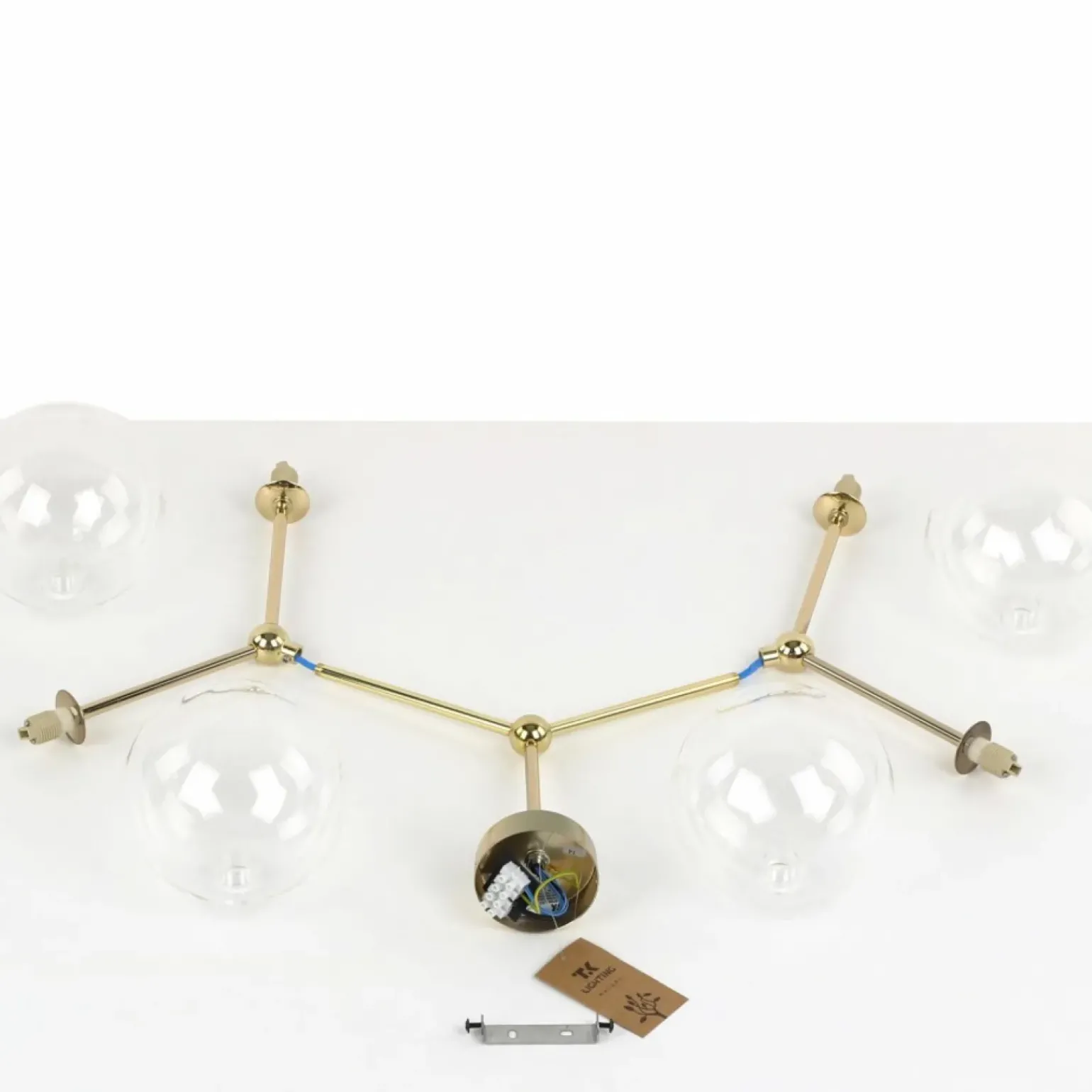 Best Sale Molekularna lampa nad stół w jadalni TK 10070 FAIRY GOLD | Kaja Żyrandole Nowoczesne