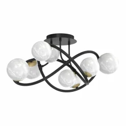 Cheap Molekularna lampa sufitowa do salonu MX4922-8-EBGN NISYRO | Kaja Żyrandole Nowoczesne