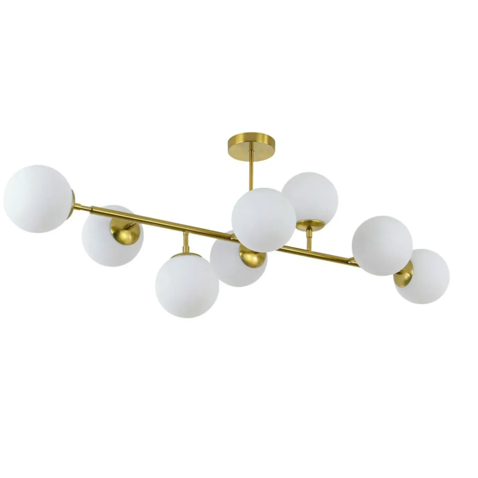 Clearance Molekularna, złota lampa nad stół LP-002/8P DORADO | Kaja Oświetlenie Żyrandole Nowoczesne