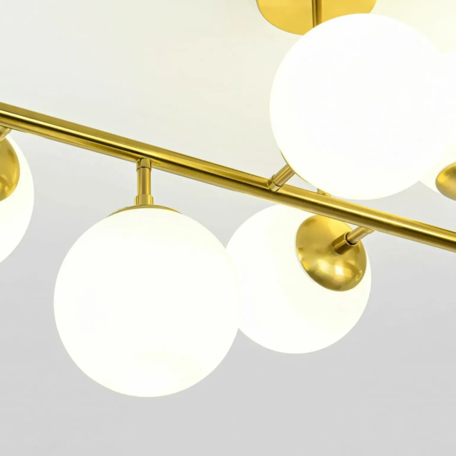 Clearance Molekularna, złota lampa nad stół LP-002/8P DORADO | Kaja Oświetlenie Żyrandole Nowoczesne