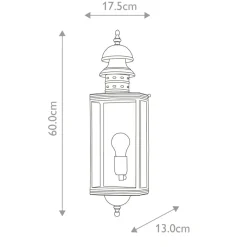 Sklep Kaja Mosiężna lampa elewacyjna DOWNING-STREET z serii DOWNING STREET