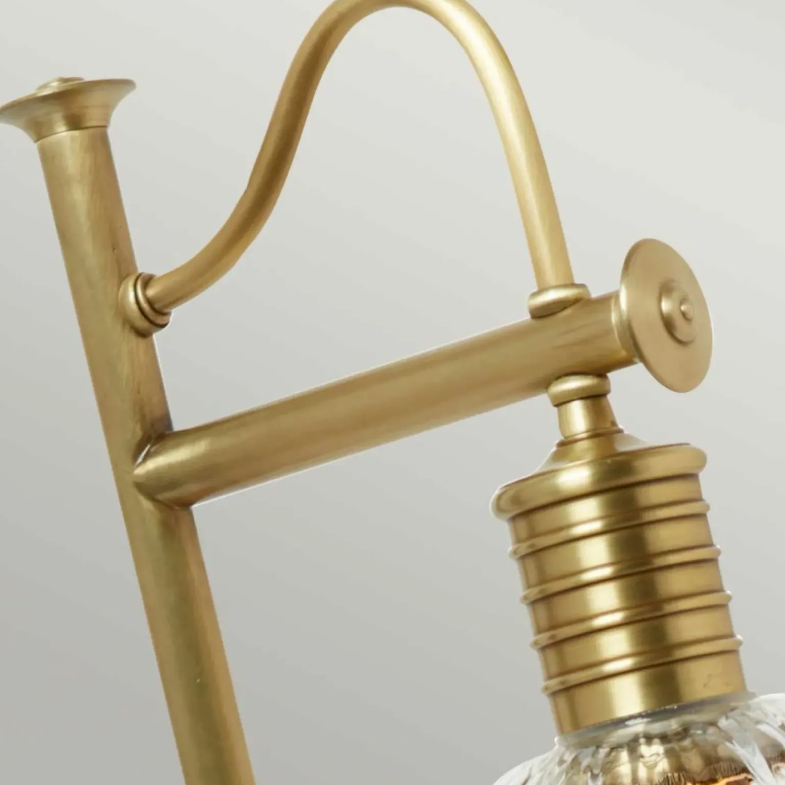 Sklep Kaja Mosiężna lampa stołowa, do biura DOUILLE-TL-AB z serii DOUILLE