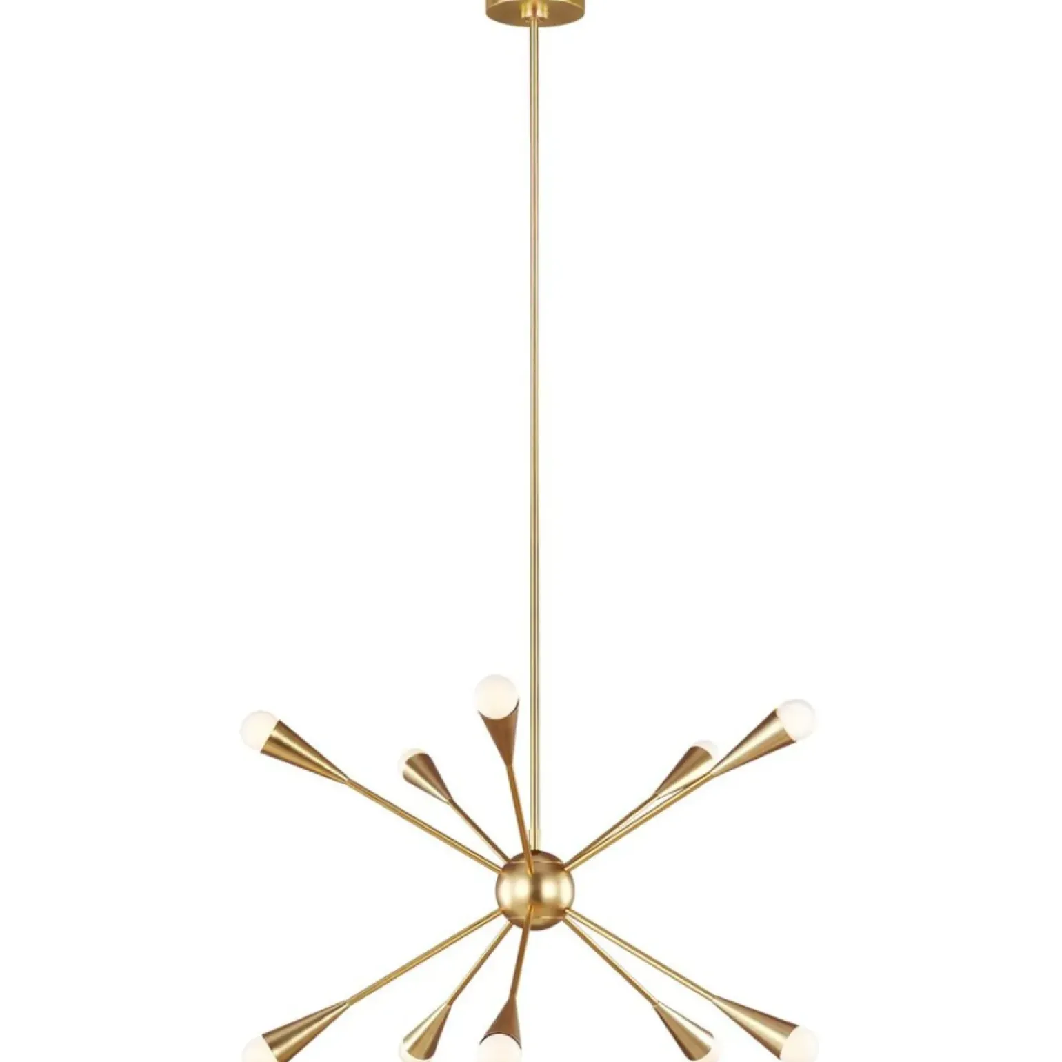 Hot Mosiężna lampa sufitowa, nowoczesna FE-JAX10-BB z serii JAX Żyrandole Nowoczesne