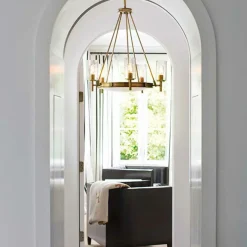 Sklep Kaja Mosiężna lampa wisząca ze szkłem HK-COLLIER5 z serii COLLIER