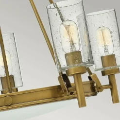 Sklep Kaja Mosiężna lampa wisząca ze szkłem HK-COLLIER5 z serii COLLIER