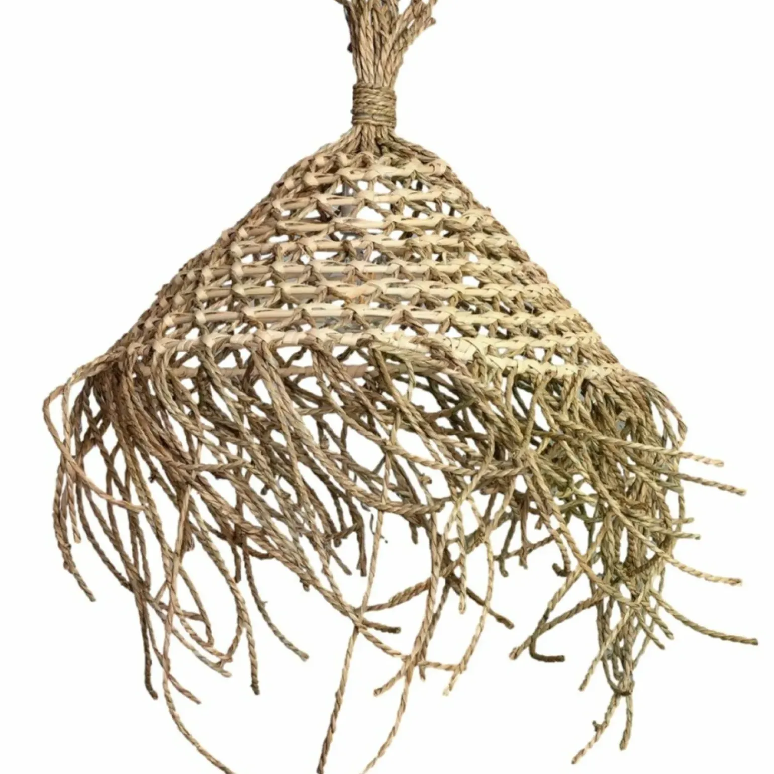 Fashion Naturalna, pleciona lampa wisząca ABR-LW15-BH-E27 BOHO | Kaja Żyrandole Nowoczesne