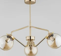 Cheap Niebanalna lampa sufitowa w złotym kolorze AL 27583 | Kaja Żyrandole Nowoczesne