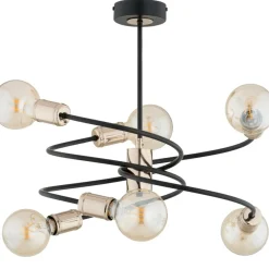 Cheap Niebanalna lampa sufitowa, na sześć żarówek AL 63233 z serii DISCO Żyrandole Nowoczesne