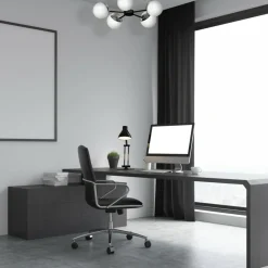 Discount Niebanalna lampa wisząca z pięcioma kloszami MLP8882 z serii SFERA | Kaja Oświet Żyrandole Nowoczesne