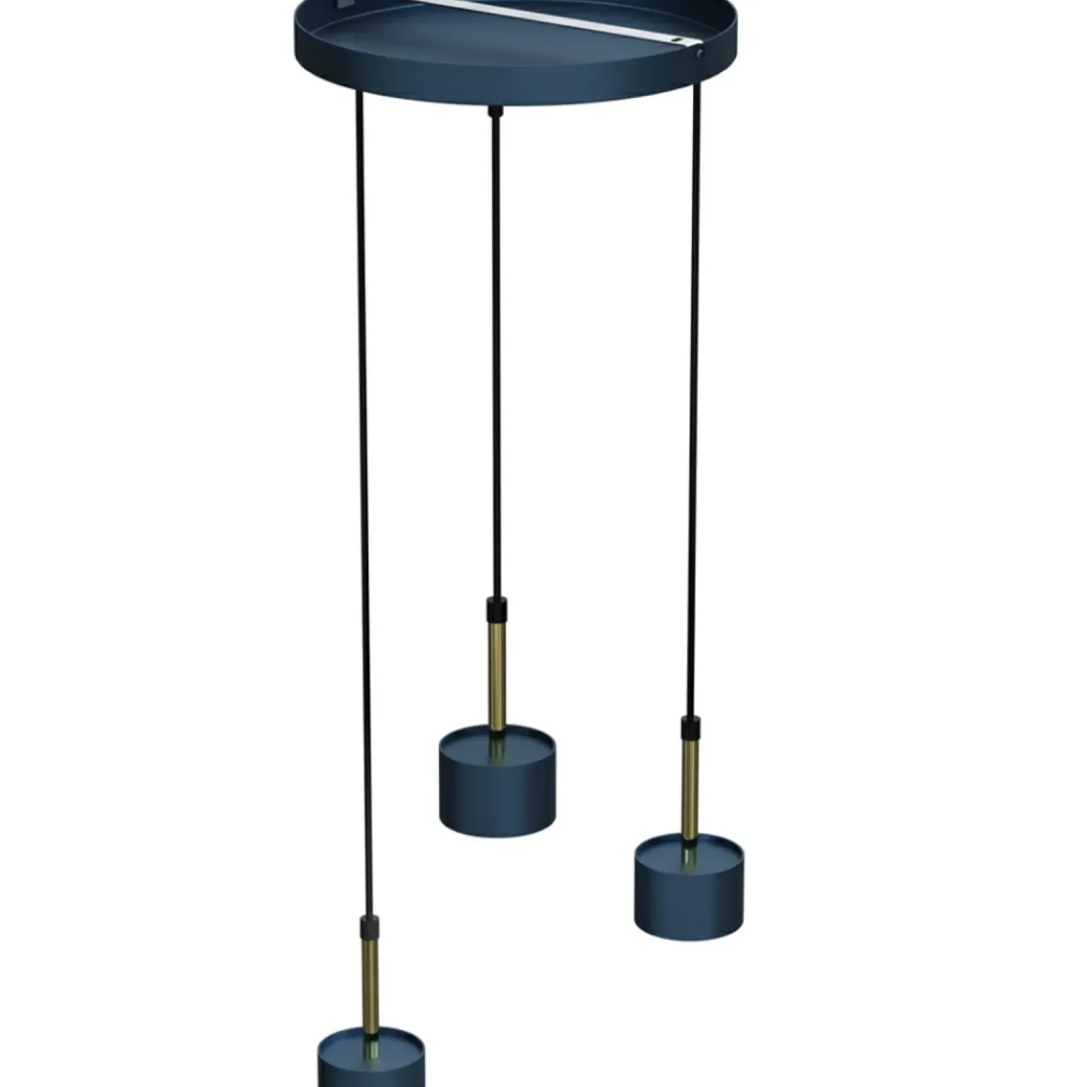 Sale Niebieska lampa wisząca do salonu, nad stolik MLP7774 z serii ARENA | Kaja Oświe Żyrandole Nowoczesne