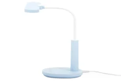 Dzieci Sklep Kaja Niebieska lampka biurkowa, wbudowany LED K-BL1521 seria MILO