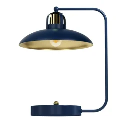 Sklep Kaja Niebieska, metalowa lampa stołowa do salonu MLP7716 z serii FELIX | Kaja Oświetl